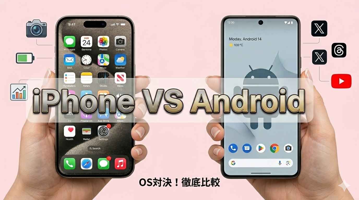 iPhoneとAndroid徹底比較