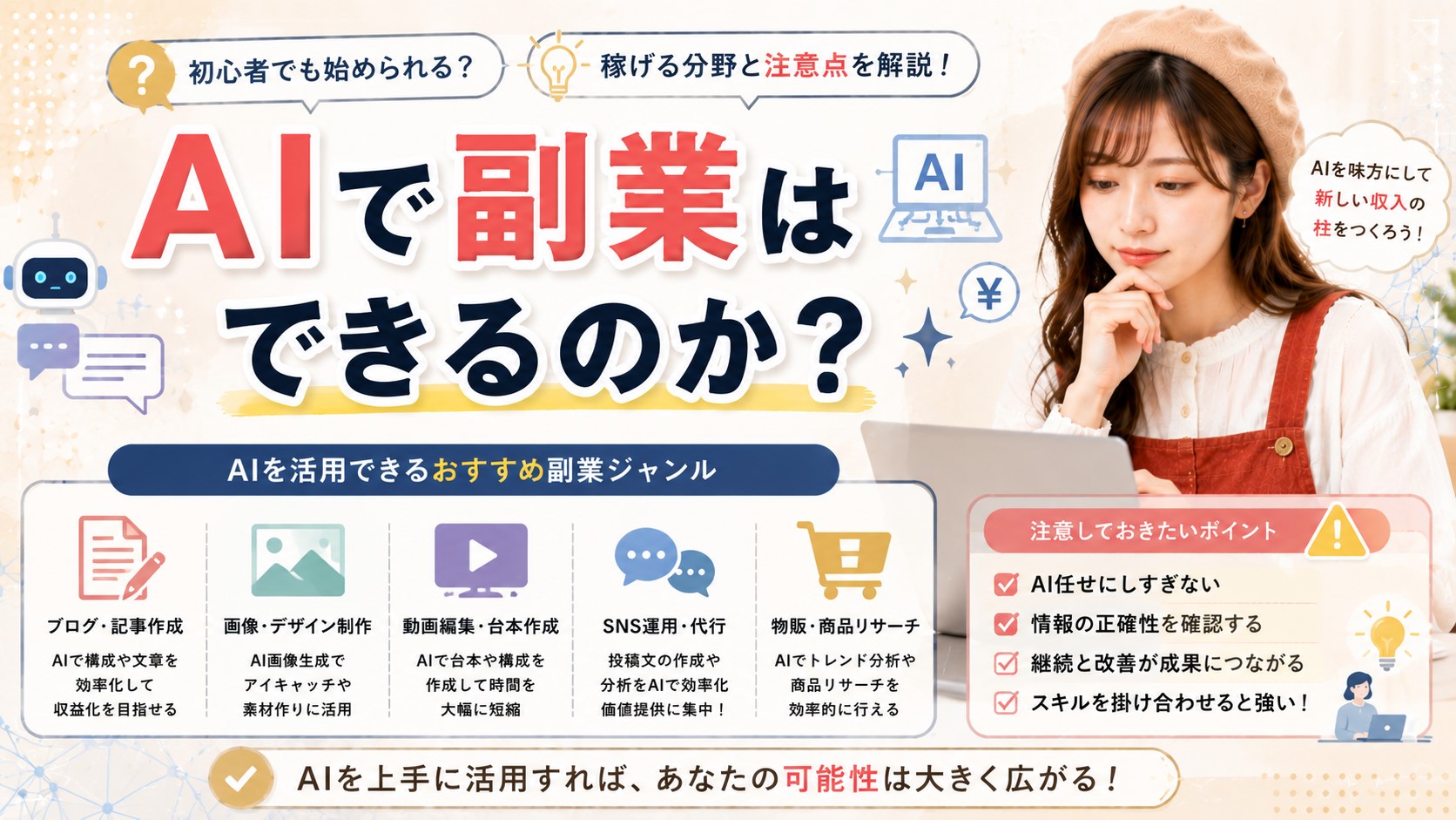 AIで副業はできるのか