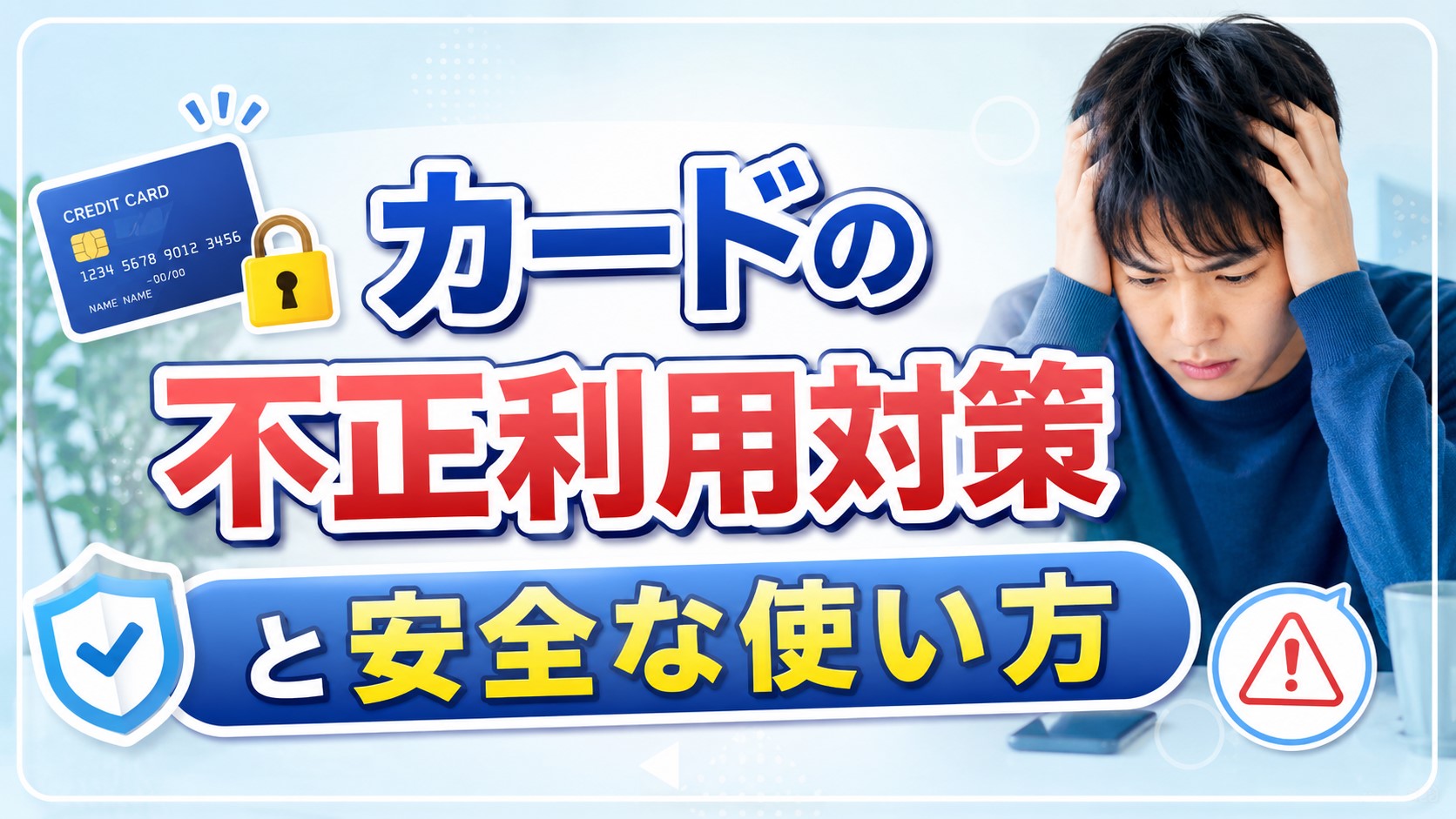 カードの不正利用!ひとごとではない!!