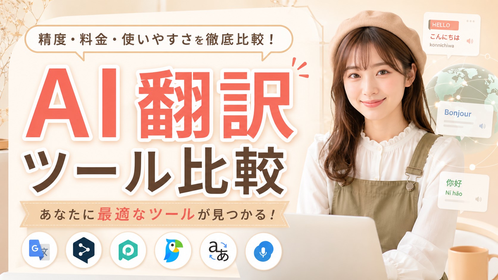 AI翻訳ツール比較