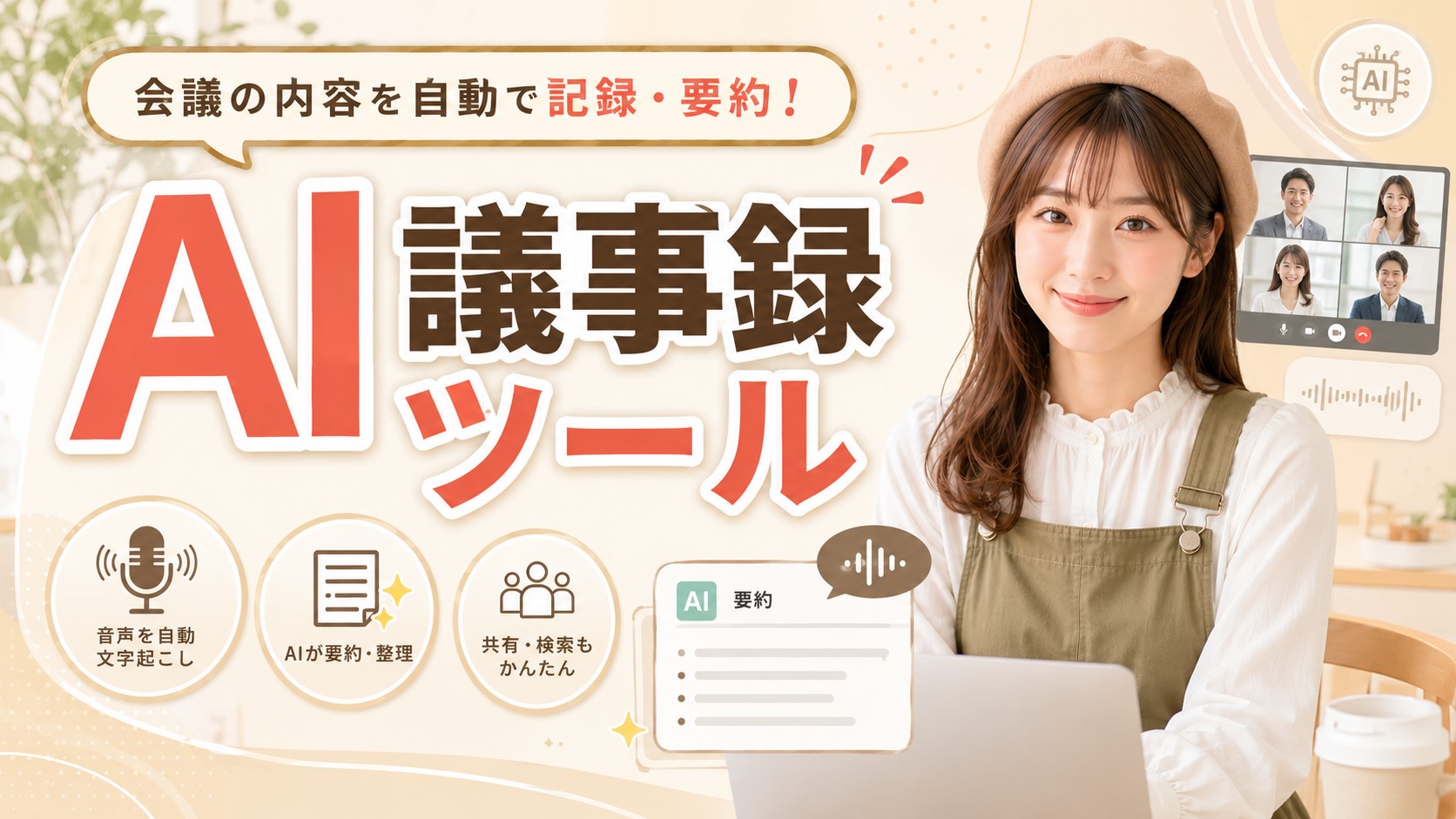 AI議事録ツール比較