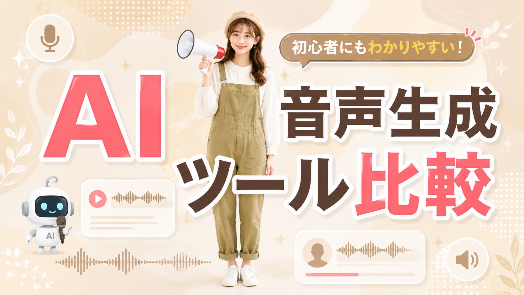 AI音声生成ツール比較