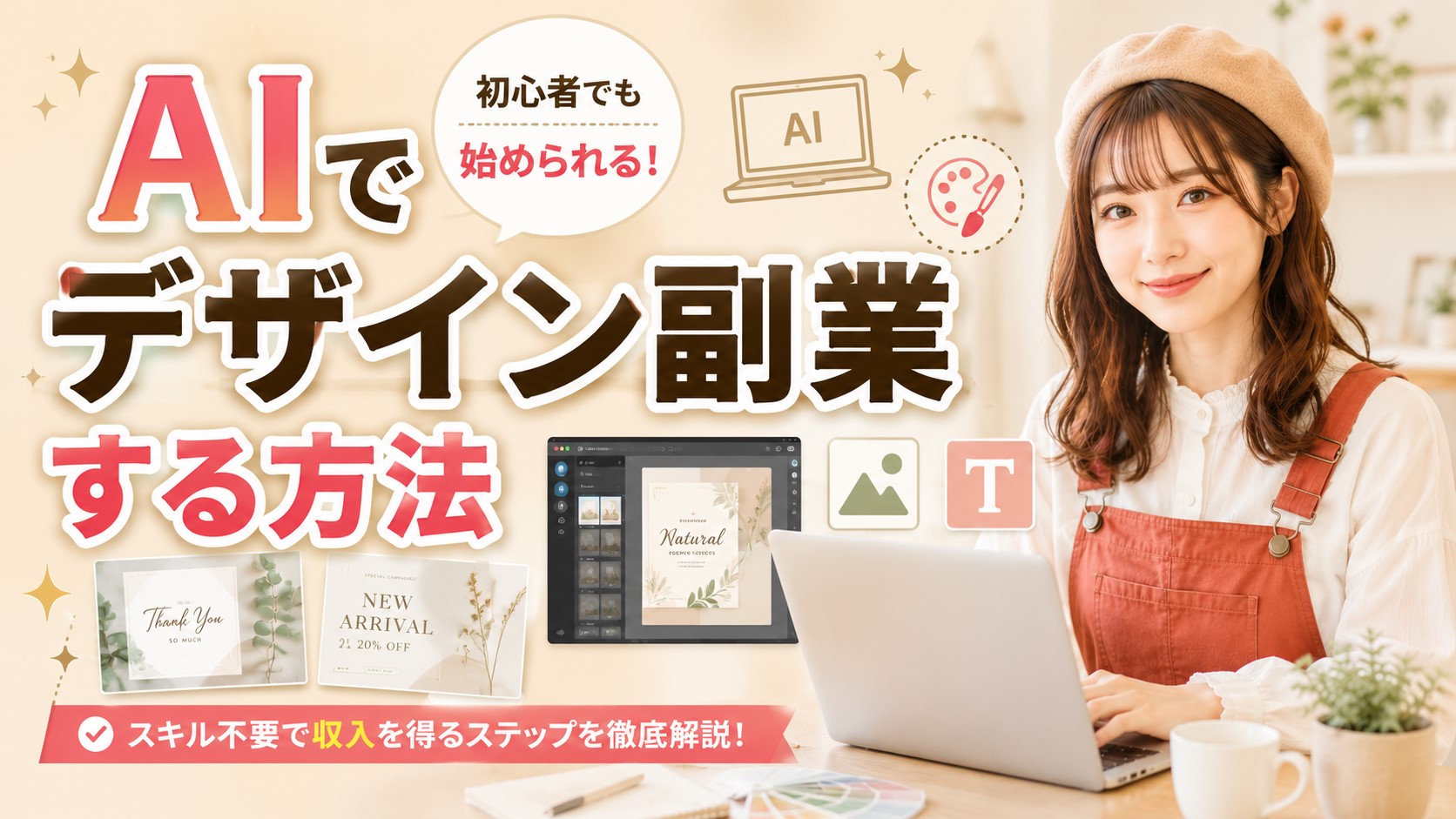 AIでデザイン副業する方法