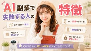 AI副業で失敗する人の特徴