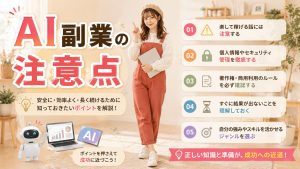 AI副業の注意点
