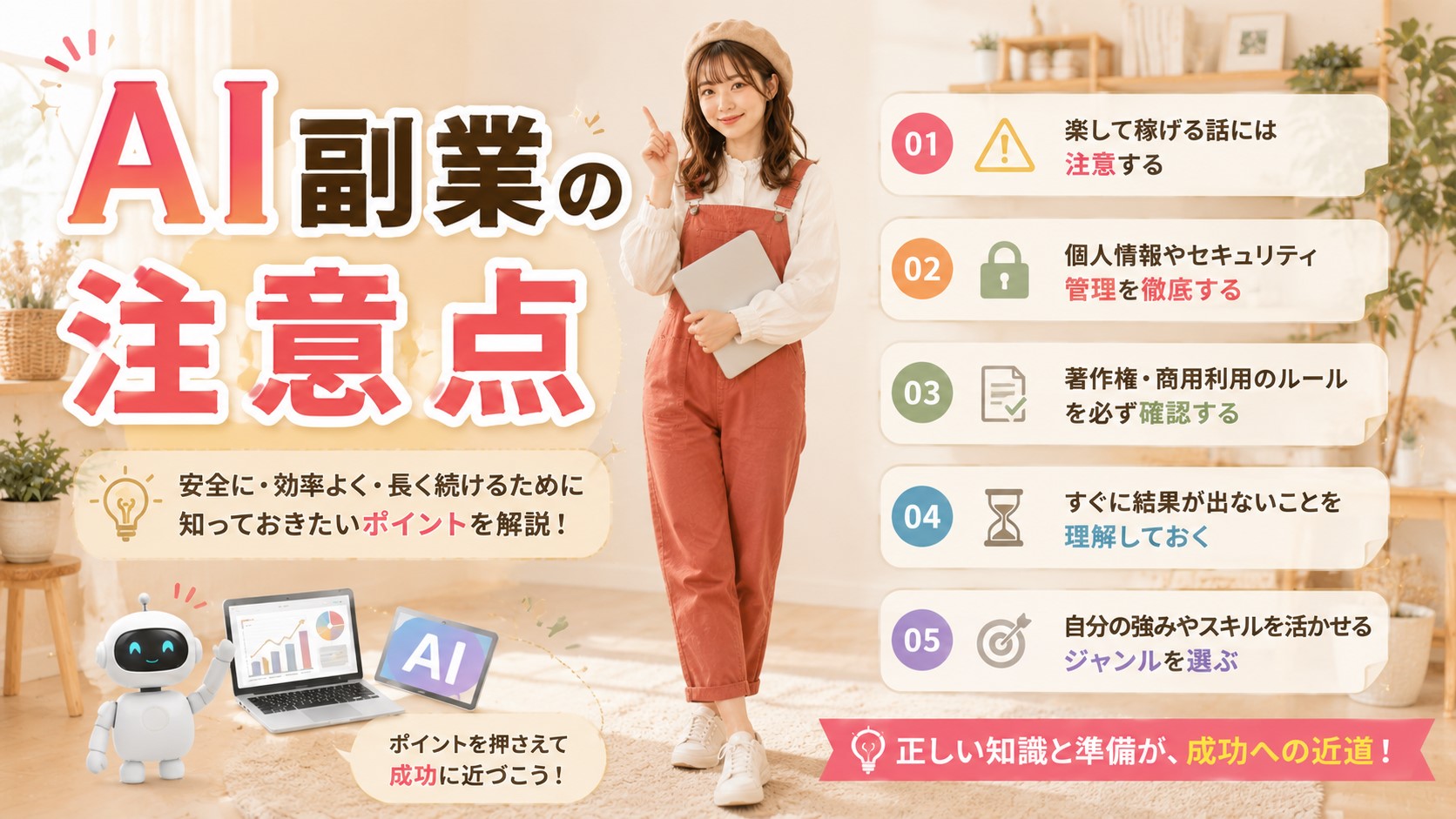 AI副業の注意点