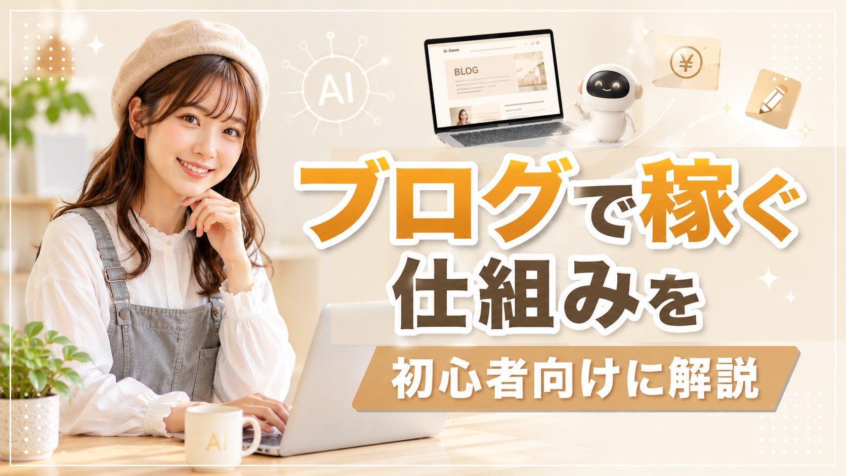 ブログで稼ぐ仕組みを初心者向けに解説