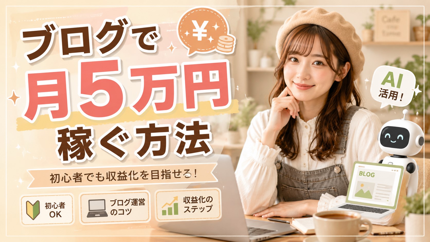 ブログで月5万円稼ぐ方法