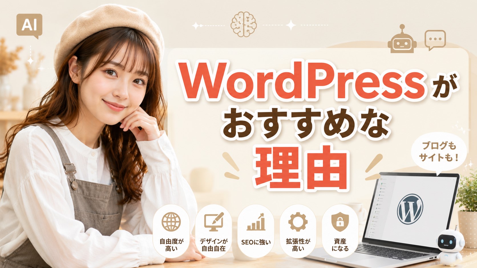 WordPressがおすすめな理由