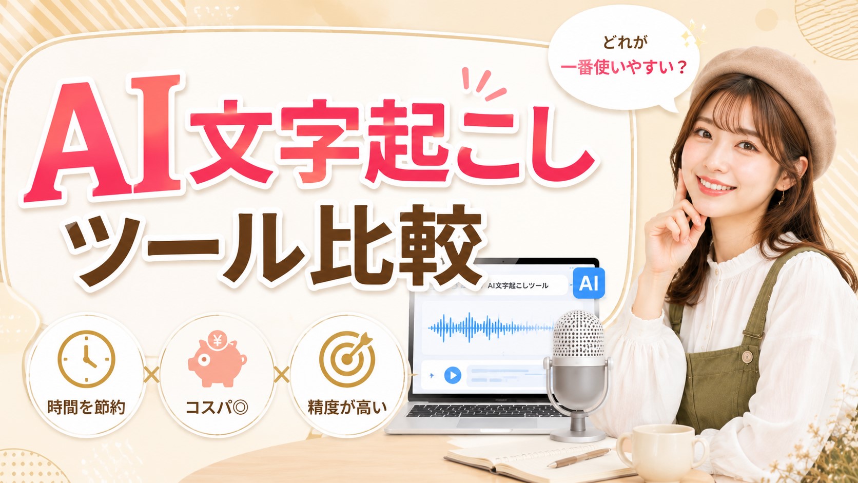AI文字起こしツール比較