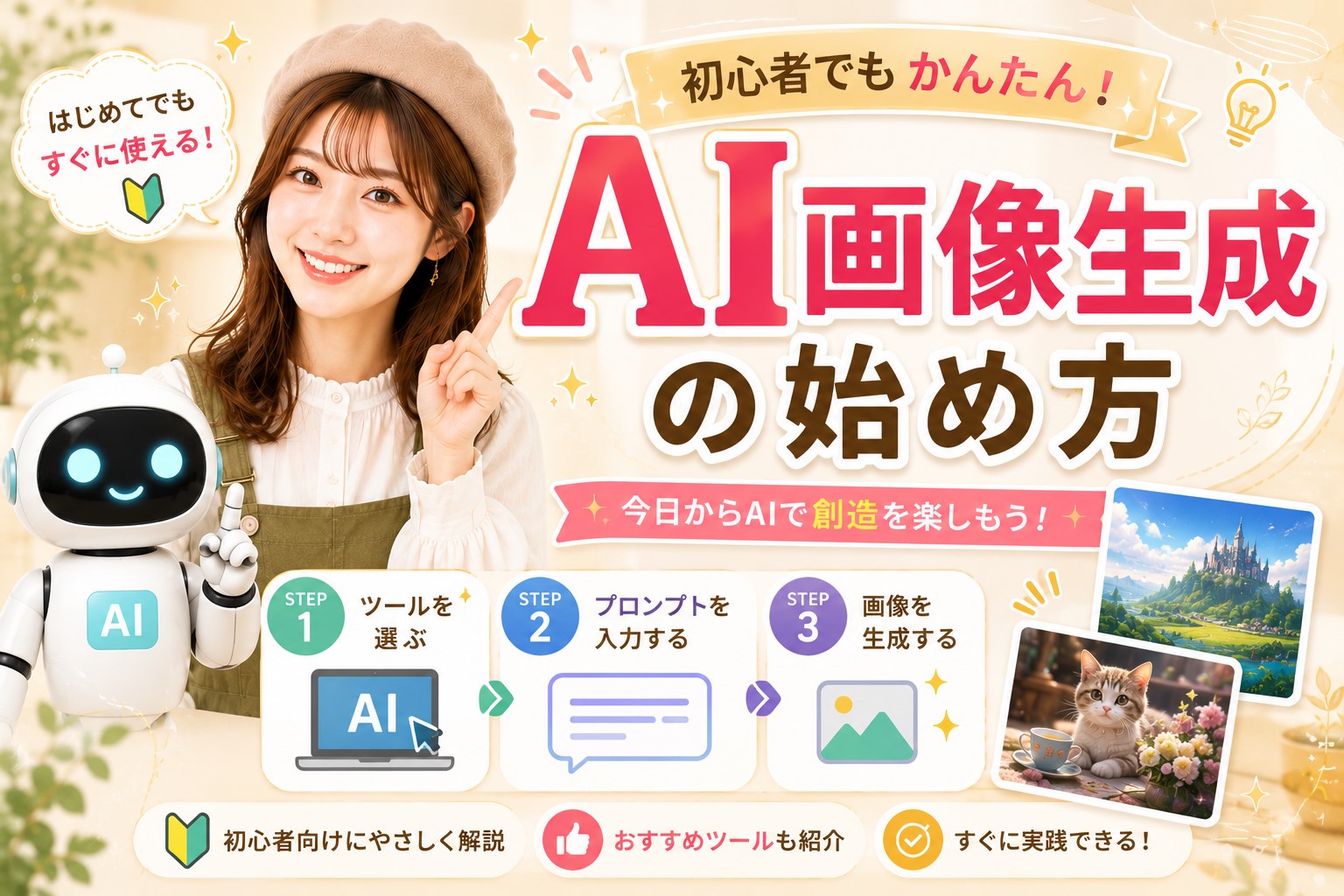 AI画像生成の始め方　