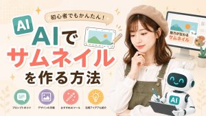 AIでサムネイルを作る方法　