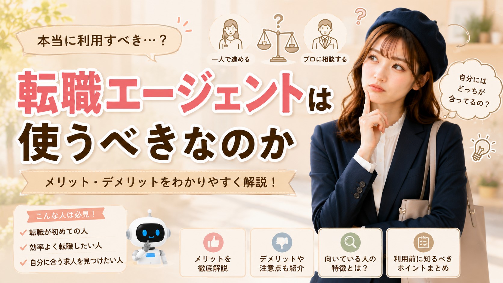 転職エージェントは使うべきなのか