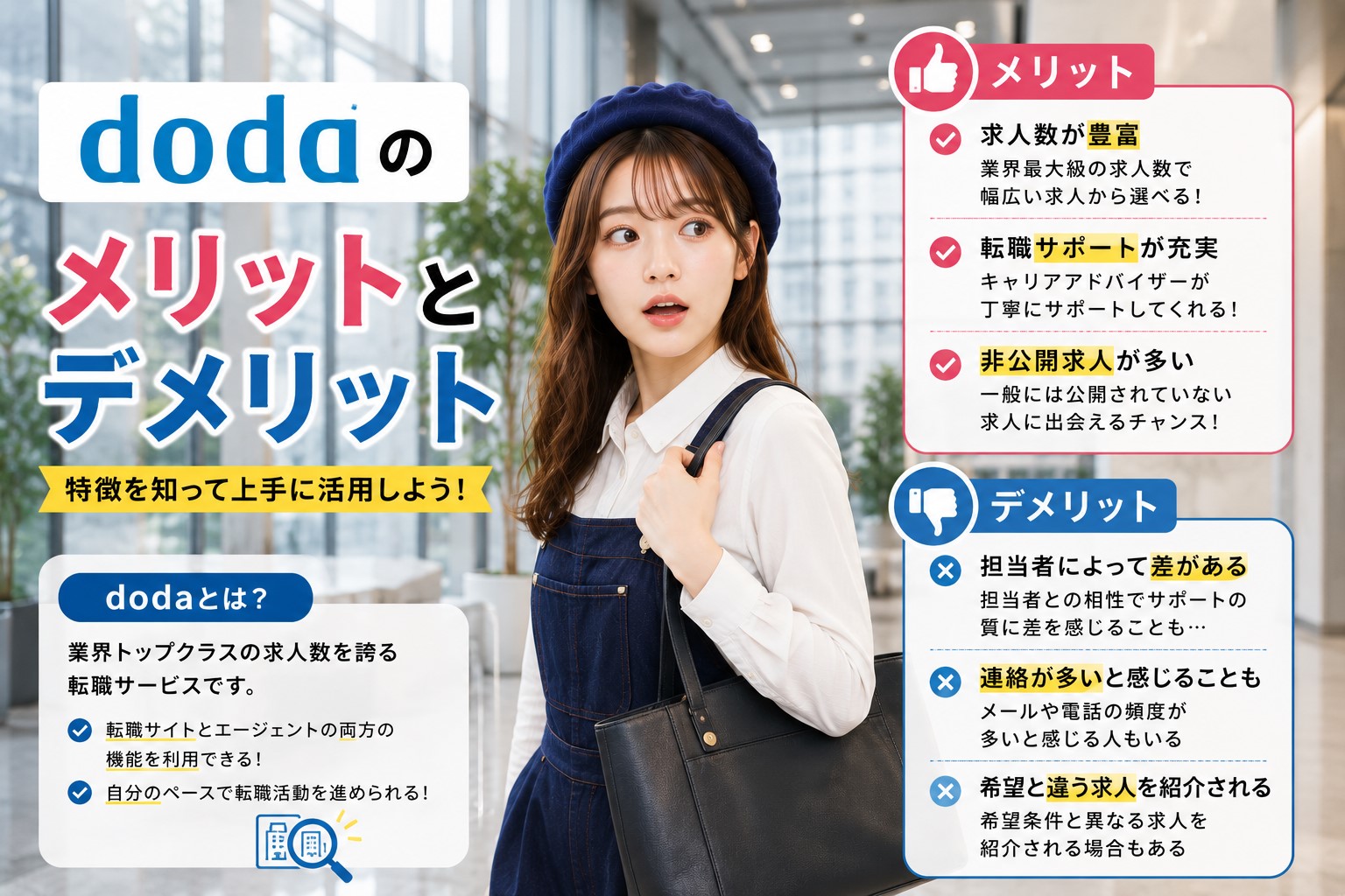 dodaのメリットとデメリット