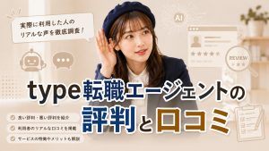 type転職エージェントの評判と口コミ
