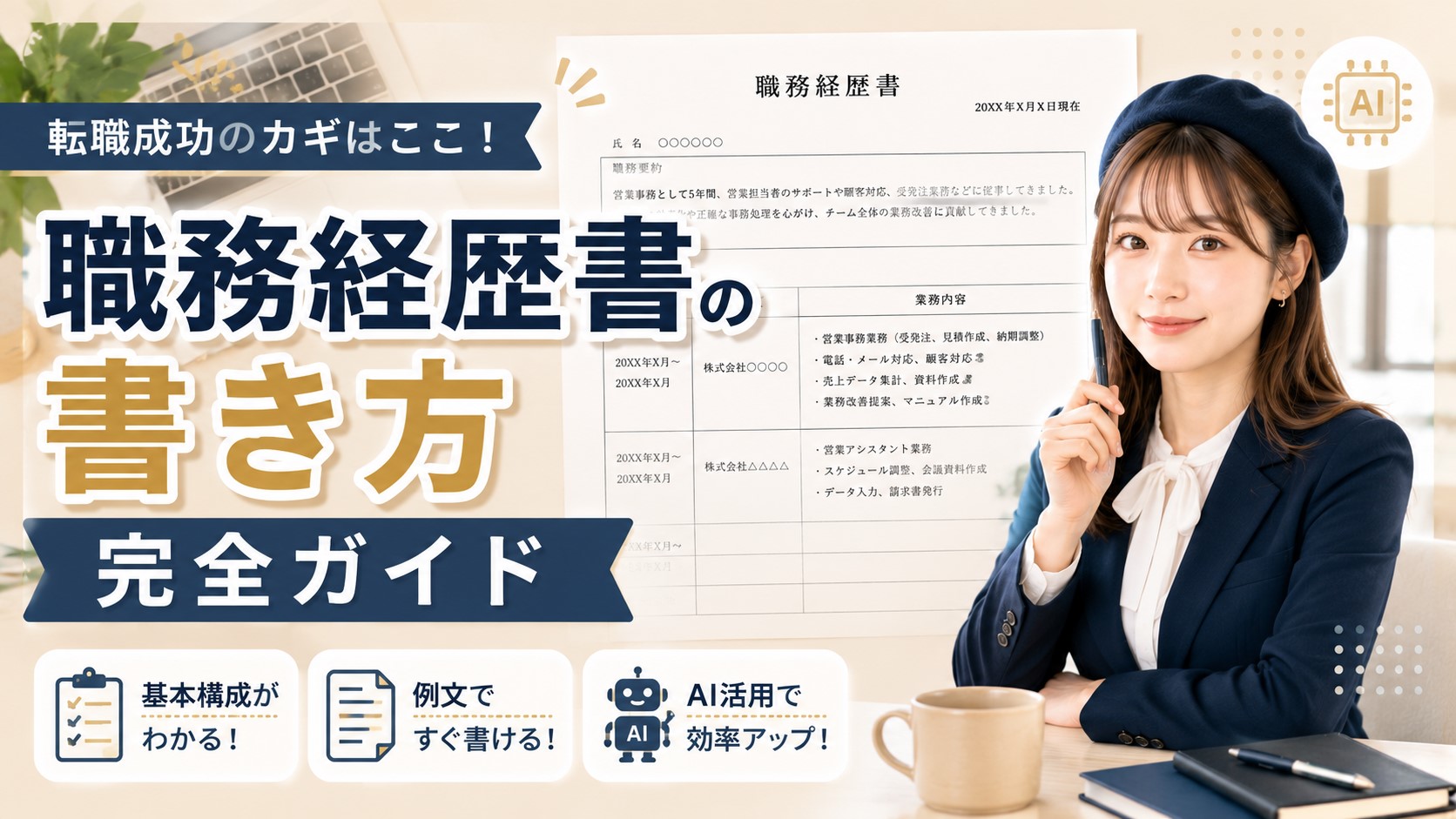 職務経歴書の書き方完全ガイド