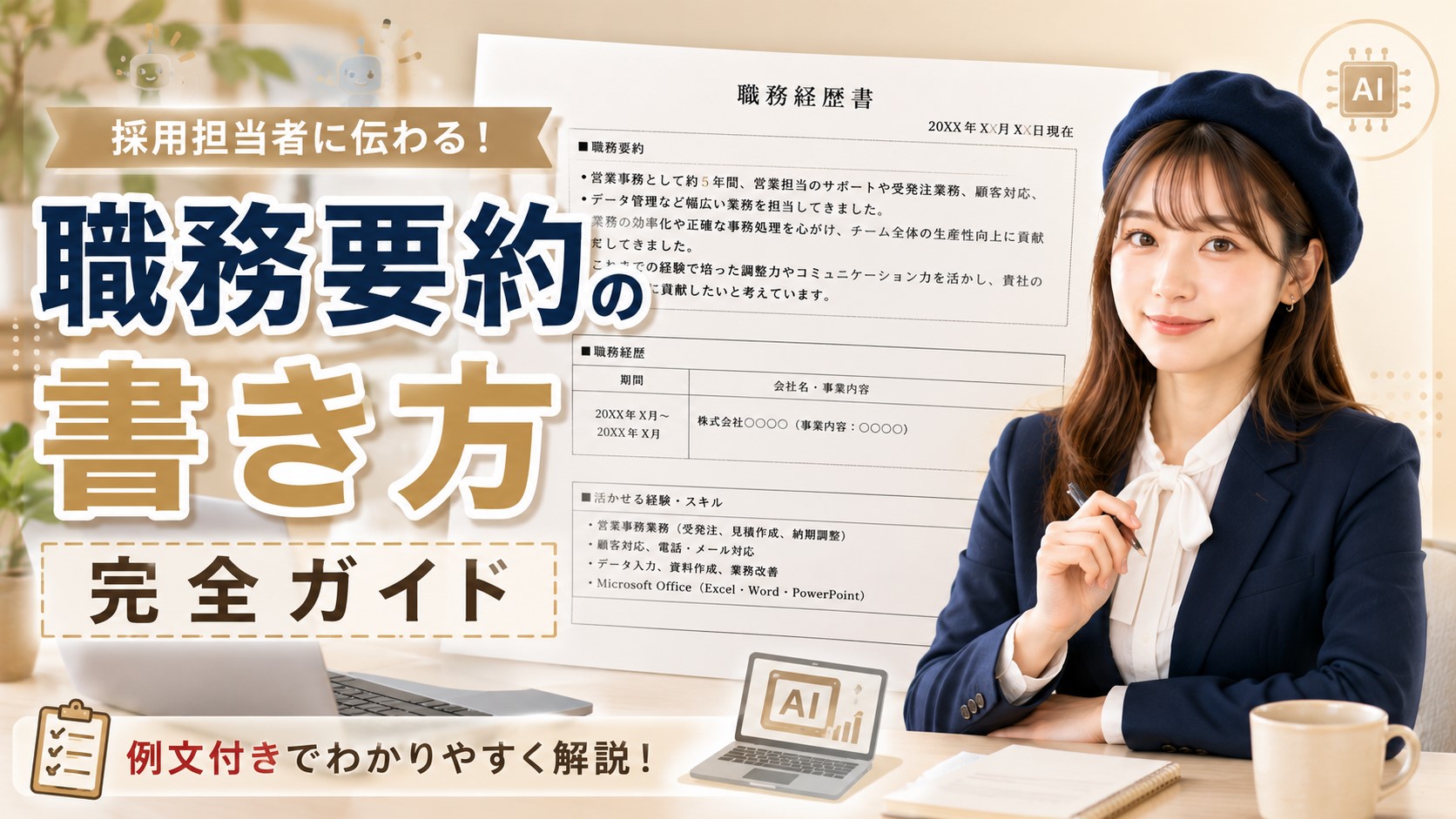 職務要約の書き方