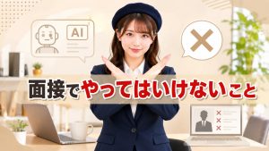 面接でやってはいけないこと