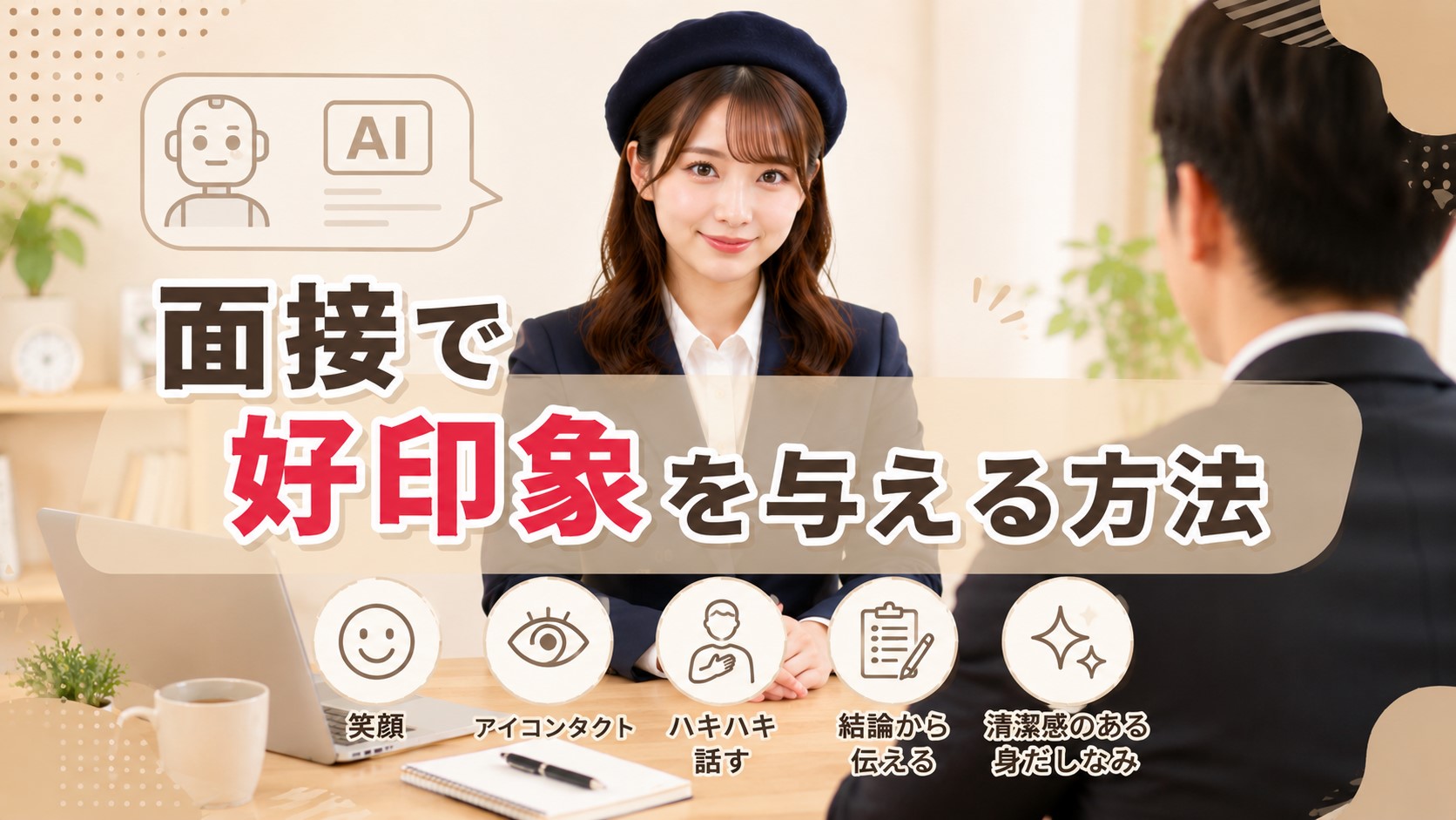 面接で好印象を与える方法