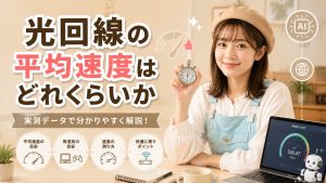 光回線の平均速度はどれくらいか　