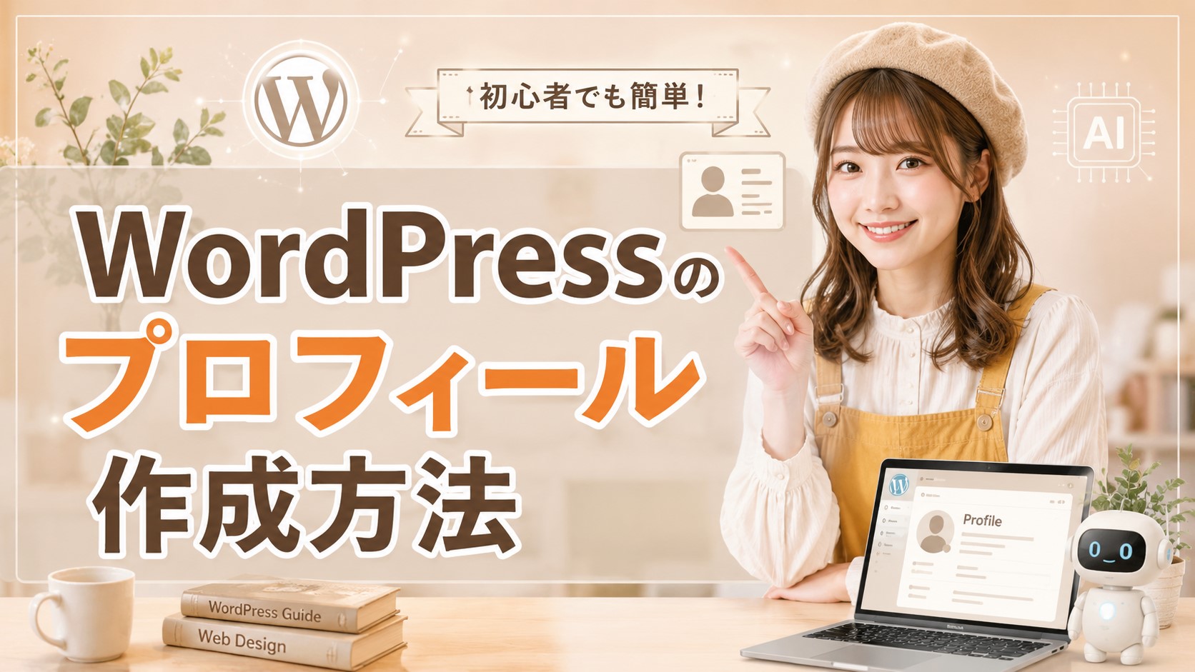 WordPressのプロフィール作成方法