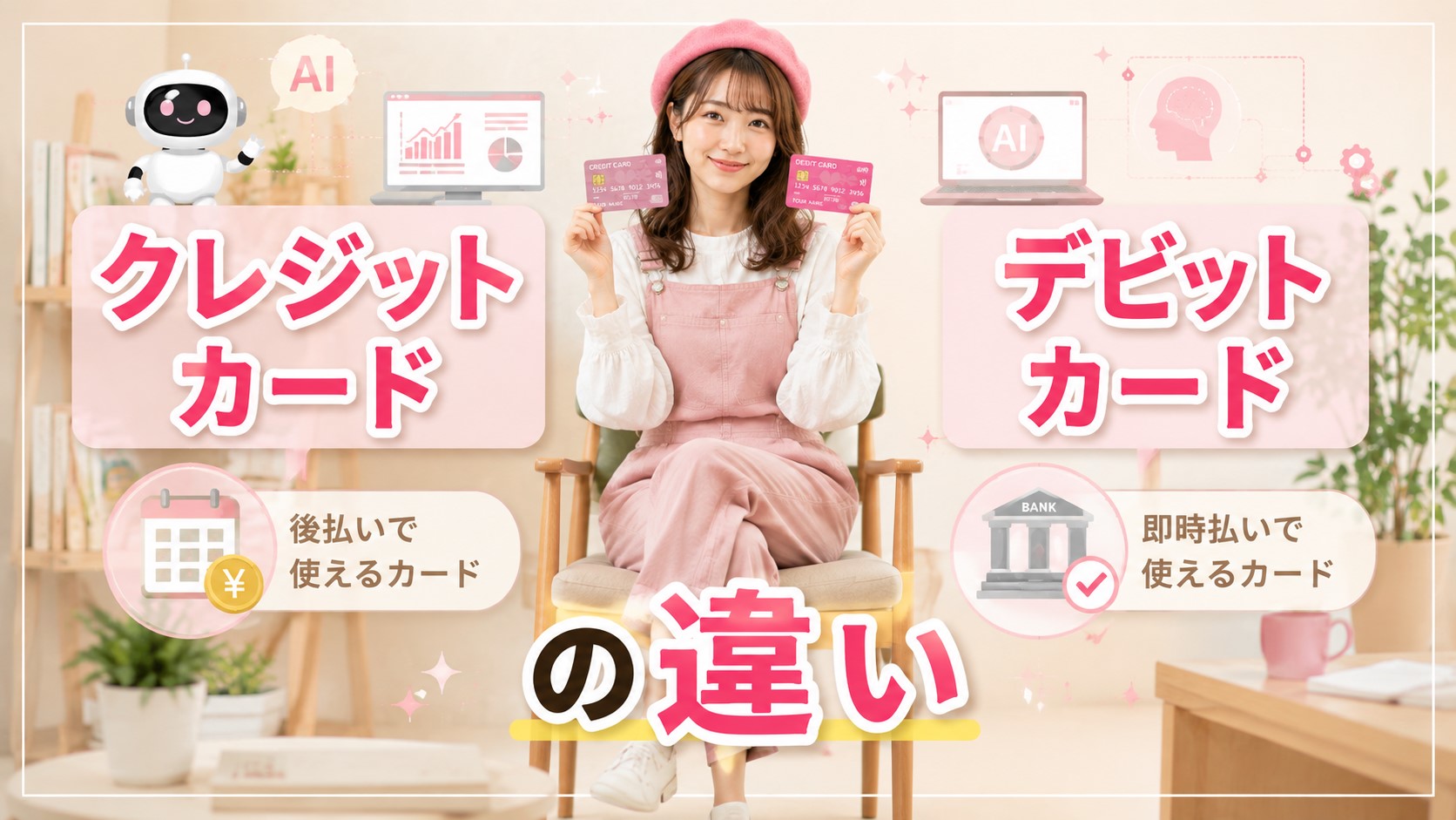 クレジットカードとデビットカードの違い