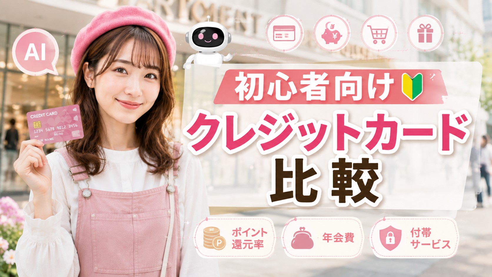 初心者向けクレジットカード比較