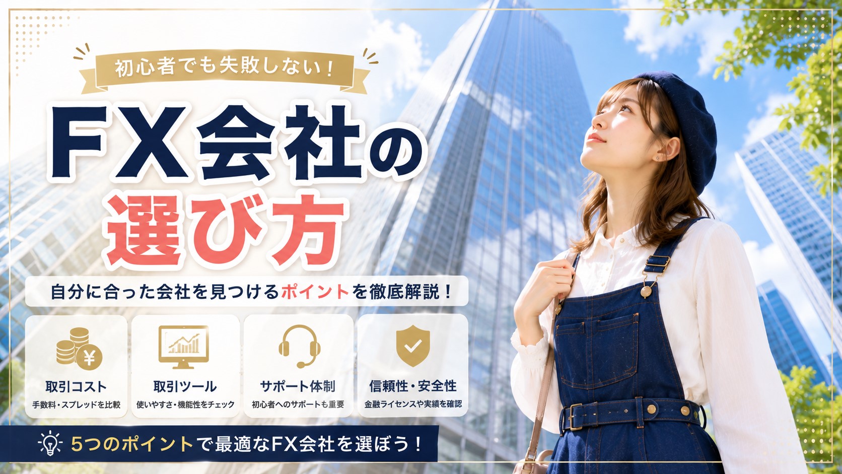 FX会社の選び方