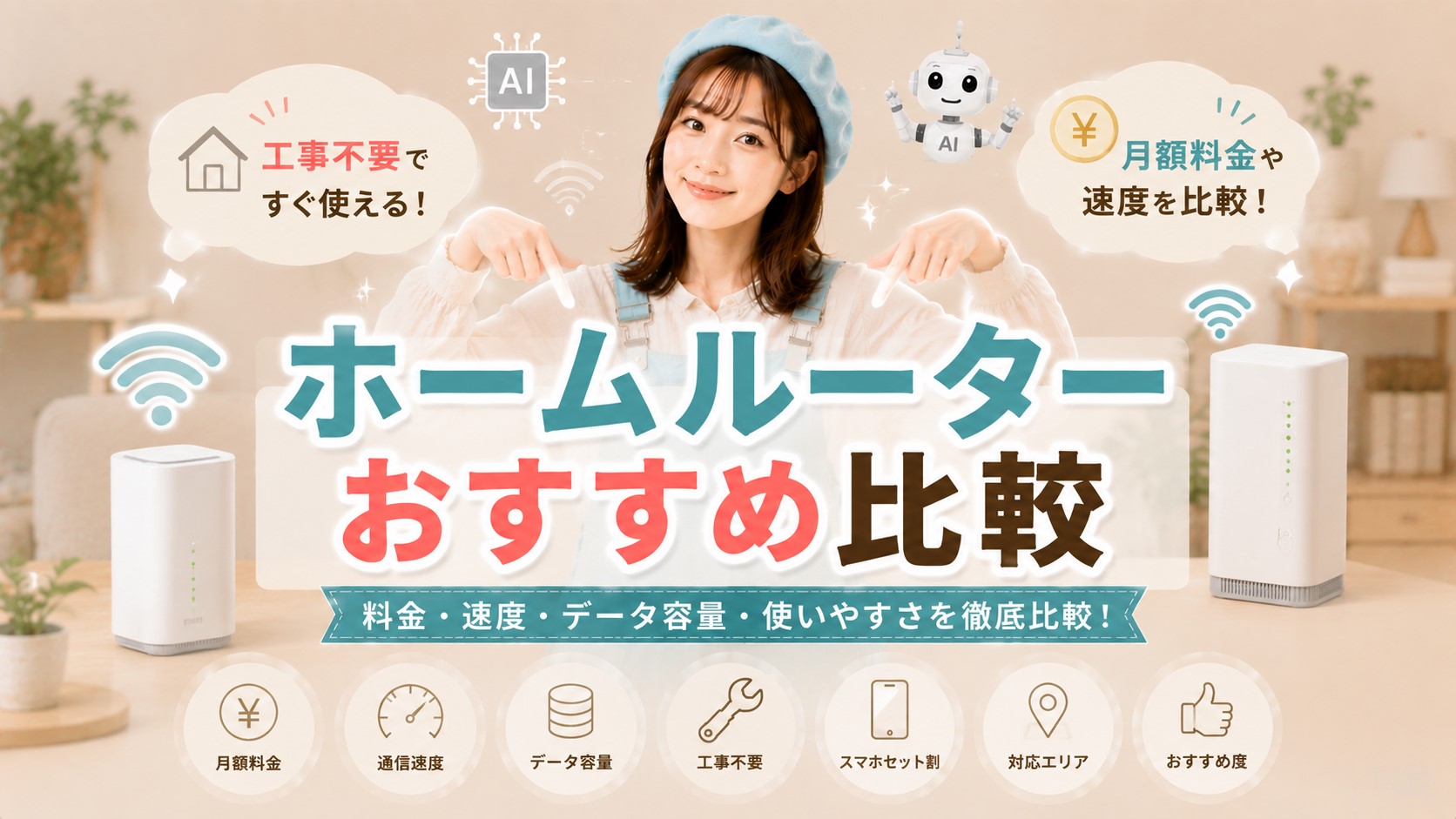 ホームルーターおすすめ比較　