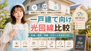一戸建て向け光回線比較