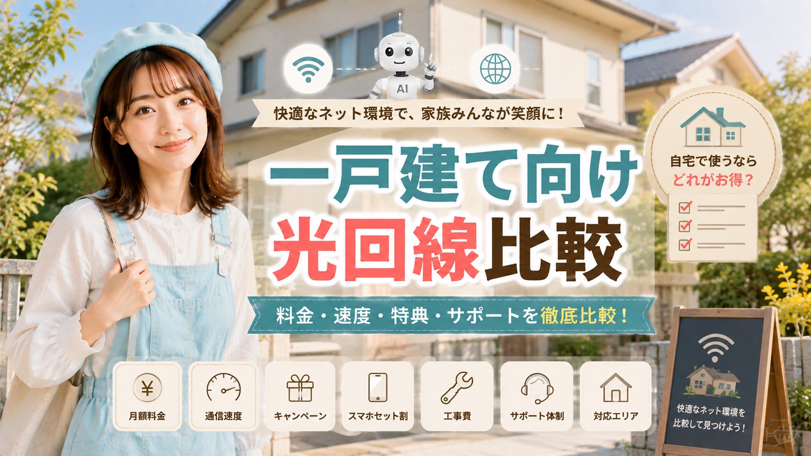 一戸建て向け光回線比較
