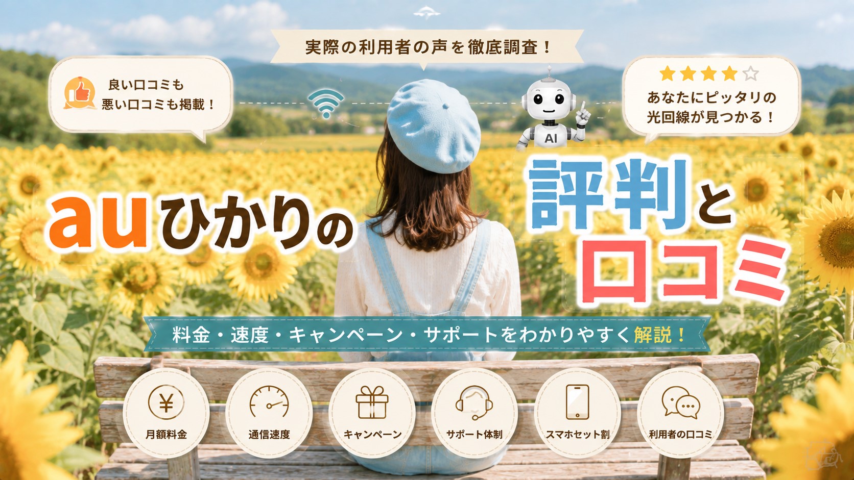 auひかりの評判と口コミ