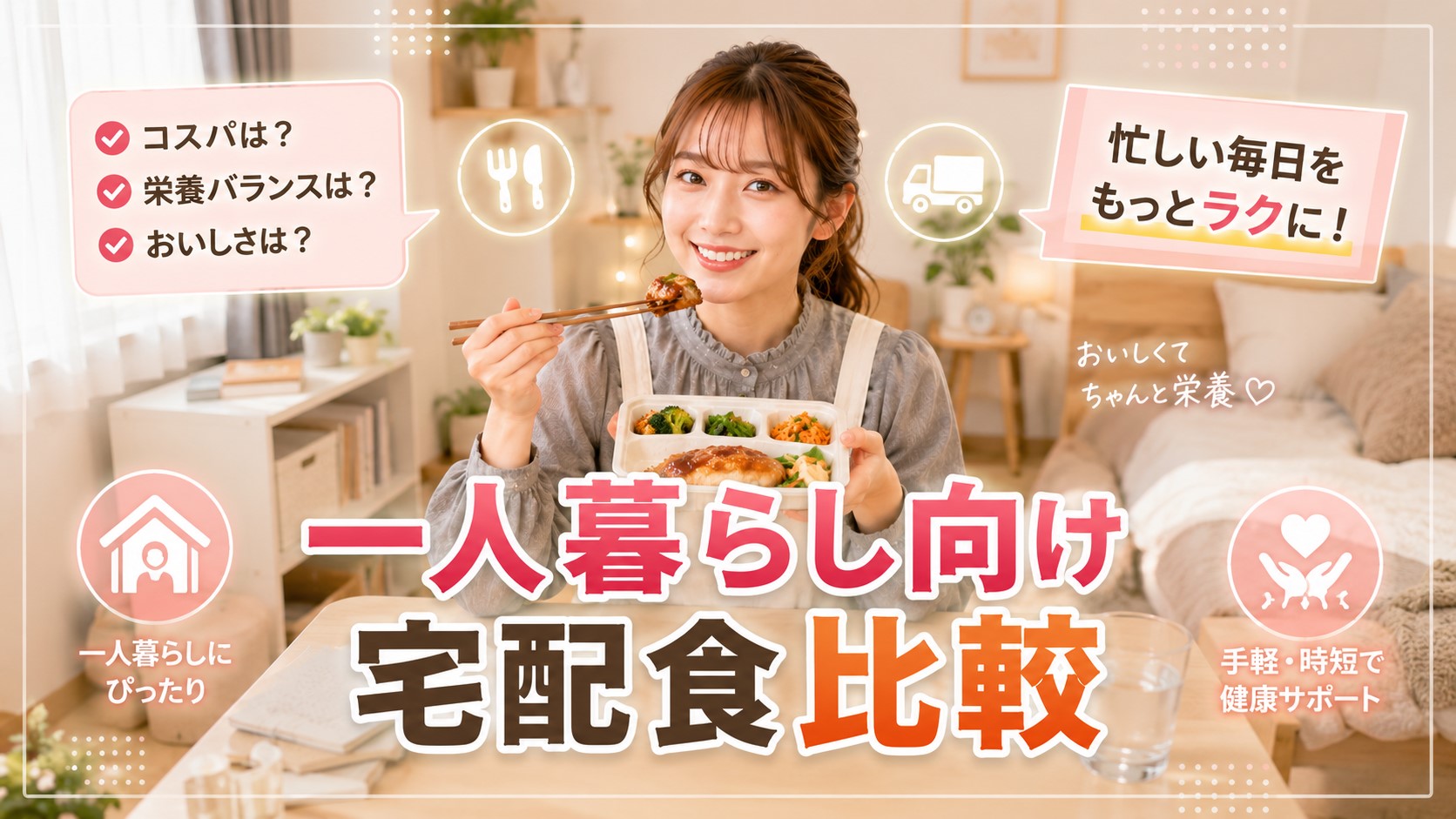 一人暮らし向け宅配食比較