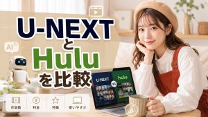 U-NEXTとHuluを比較
