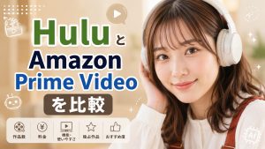 HuluとAmazon Prime Videoを比較